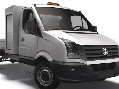 Volkswagen Crafter Single Cab Tipper Toolpod 2016 3D model