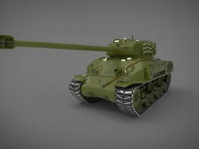 M50 sherman Tank 3D model