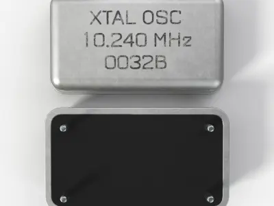 Oscillator with 2K PBR textures Low-poly 3D model