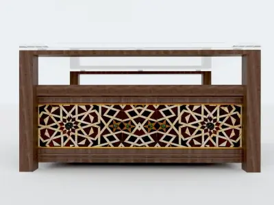 Arabic Table  Free 3D model