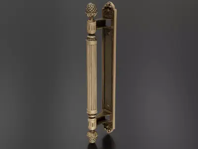 Classic door knocker 01 3D print model