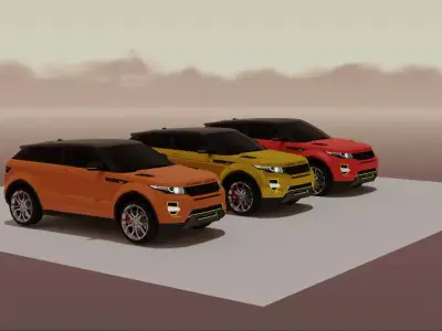 Range Rover 3 in 1 pack 3D model
