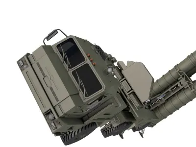 S-400 Launch Vehicle 3D model