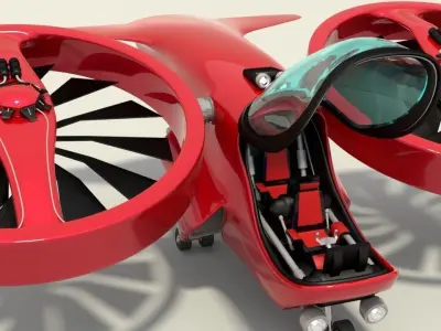 surveillance aircraft 3D model