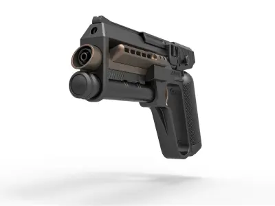 SFX Foosh Gun from the movie The Sixth Day 2000 3D model