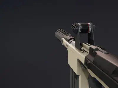 SSW40 Grenade Launcher 3D model