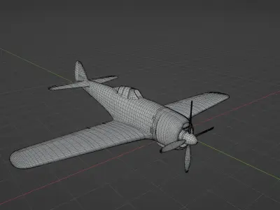 Nakajima Ki-84  3D model