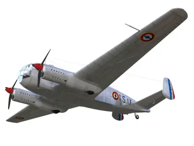 SNCAN nc-701 Martinet 3D model