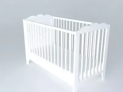 Bed baby Free 3D model