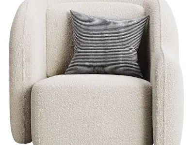 Chair Barrier Right 3D model