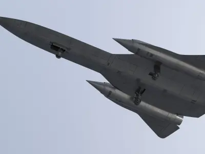 Lockheed SR-71 Blackbird 3D model