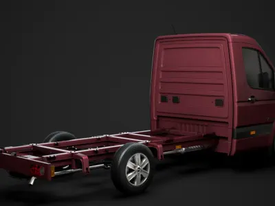 Hyundai H350 Chassis Single Cab LWB 2020 3D model