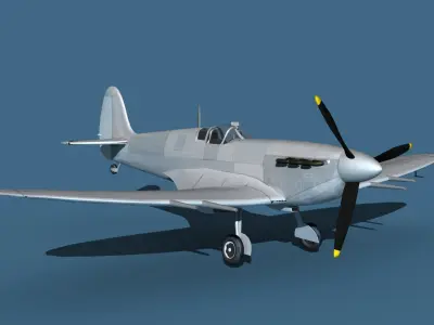 Supermarine Spitfire MkVI V00 3D model