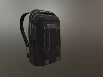 laptop bag Free low-poly 3D model