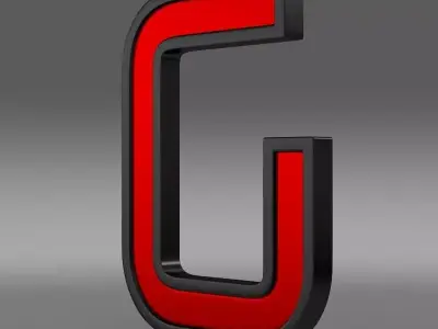 Italdesign Giugiaro logo 3D model