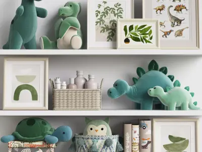 Kids Room Decor 72 3D model