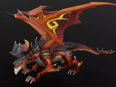 Boss  Monster - Elong Dragon 3D model