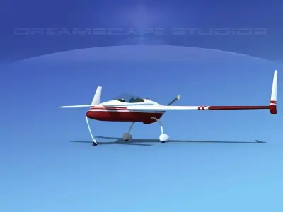 Rutan VariEze V18 3D model