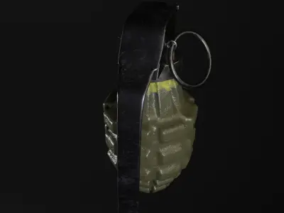 pineapple grenade 3D model
