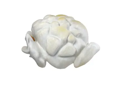 Popcorn 4  Low-poly 3D model