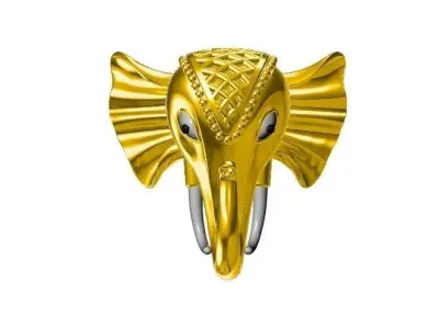 Elephant hade  3D model