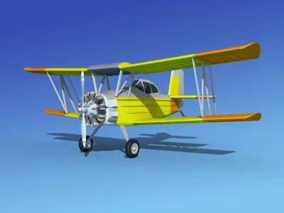 Grumman G-164 AgCat V05 3D model