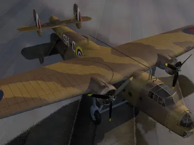 Bristol Bombay Mk-1 3D model