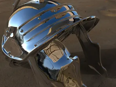 greek helmet 3D model get