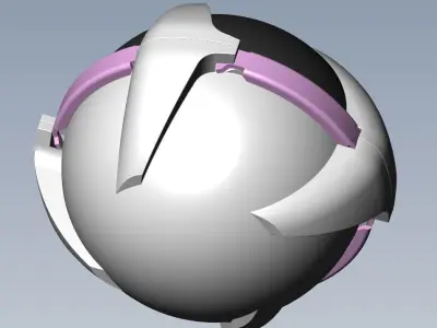 SHOAB 05 Submunition for Cluster avia Bomb Moulage 3D printable 3D model
