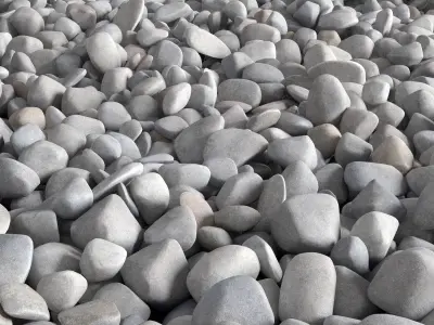 Pebble color road part two 3D model