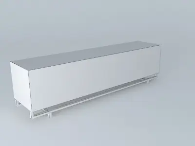 Sideboard Living Room Wood Free 3D model