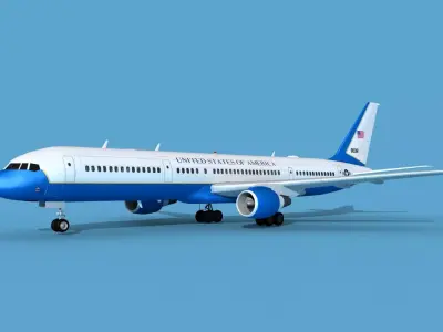 Boeing C-32A Air Force 2 3D model