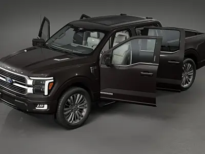 2024 Ford F-150 Platinum 3D model