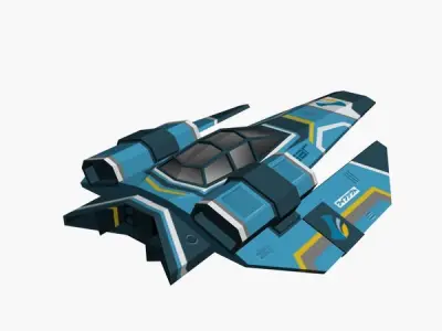 Feisar Ship Free low-poly 3D model