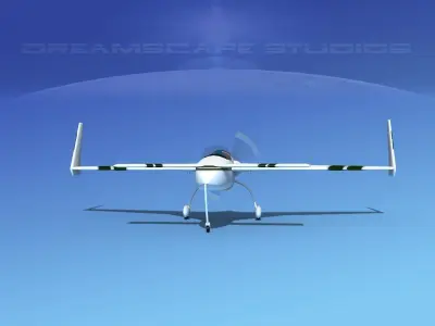 Rutan VariEze V07 3D model