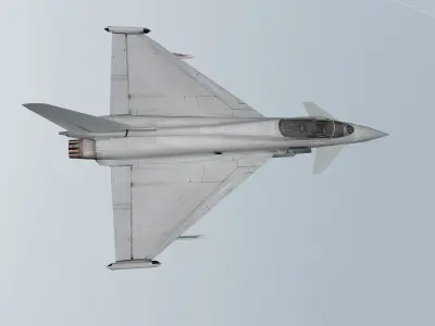 Eurofighter F2 Typhoon Low-poly 3D model