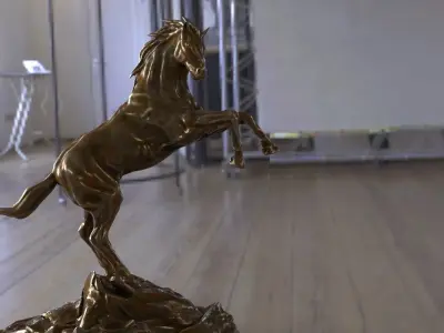 Horse model updated 3D model