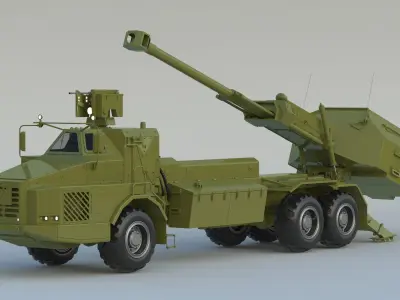 Archer Artillery System 3D model