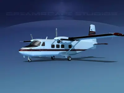 Harbin Y-12 II V04 3D model