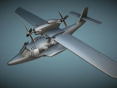 Dornier CD-2 Seastar - 3D Printable Model 3D print model