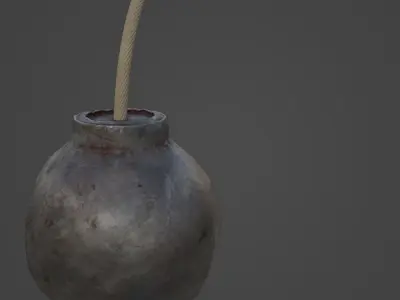 Pirate Bomb - Gameready Asset Low-poly 3D model