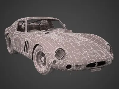 Ferrari 250 GTO - 3757GT - No Engine 3D model