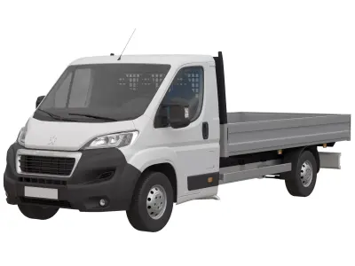 Peugeot Boxer  L4H1 flatbed 3D model