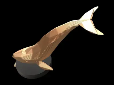 Parametric Blue  Low-poly 3D model