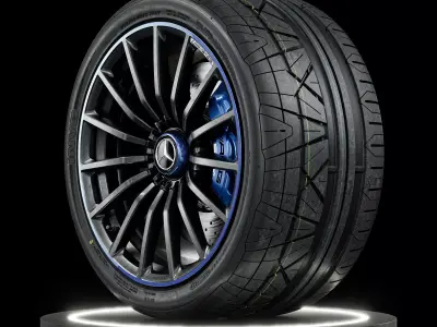 Nitto Invo 305 30 ZR19 3D model