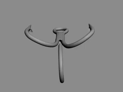 Treble Hook Free 3D model