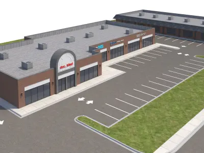 Retail-157 Retail Stores 3D model