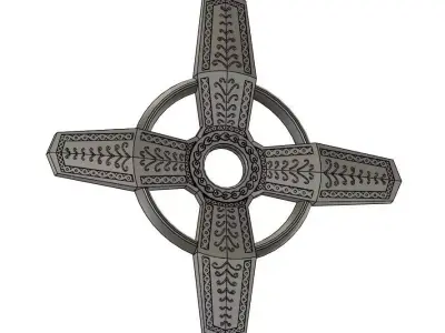Warrior Nun Pendant and Necklace 3D print model