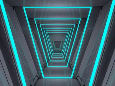 Sci Fi Interior 3D model 84