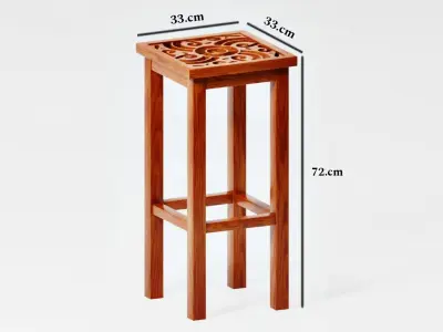 Interior Furniture Stool  3D model purchase